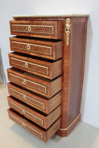 NAPOLEON III ZEITKASTEN DER SCHUBLADEN