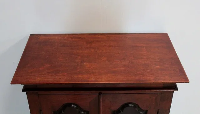 Petite Armoire à Epices goût Louis XIV en Teck INDE XIXe