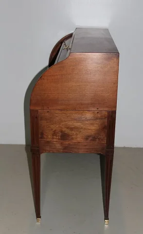Bureau Cylindre Louis XVI en Acajou XVIIIe