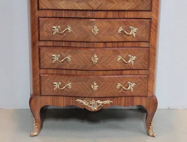 Secrétaire Style Louis XV en Marqueterie XXe