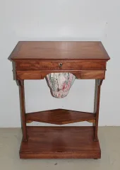 Table à Ouvrage Directoire en Acajou XIXe