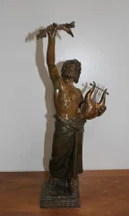 BRONZE UNTERZEICHNET E. LAPORTE