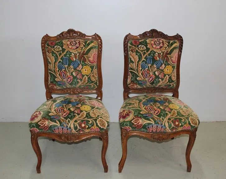 LOUIS XV STYLE CHAIRS