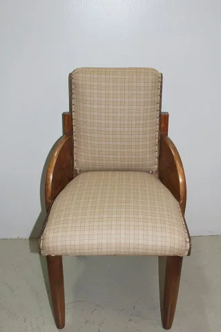 Suite de 4 Chaises en Noyer ART-DECO
