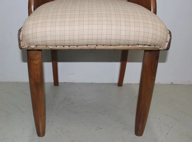 Suite de 4 Chaises en Noyer ART-DECO