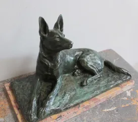 BRONZE DOG by  Rene Andre VARNIER