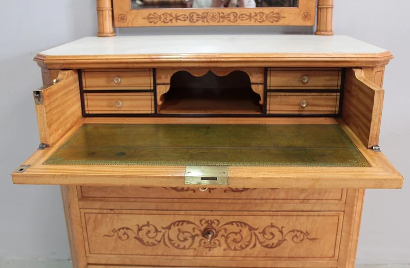 Commode Psyché Ecritoire CHARLES X  XIXe