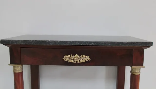 FRENCH EMPIRE PERIOD CONSOLE TABLE