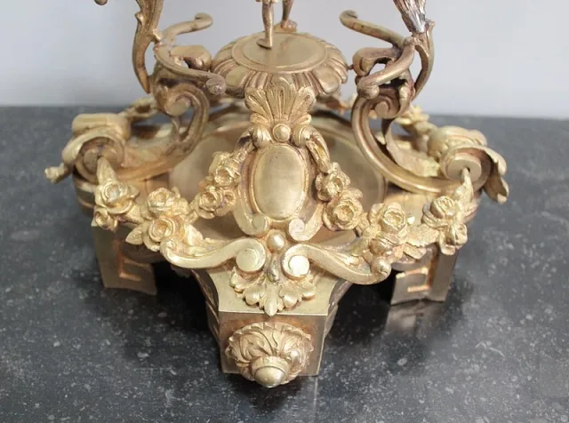 Pendulette en Bronze Epoque 1920