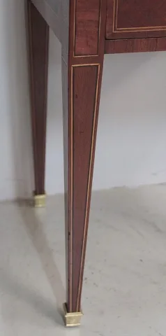 Table-Chiffonnière Louis XVI en Marqueterie XIXe