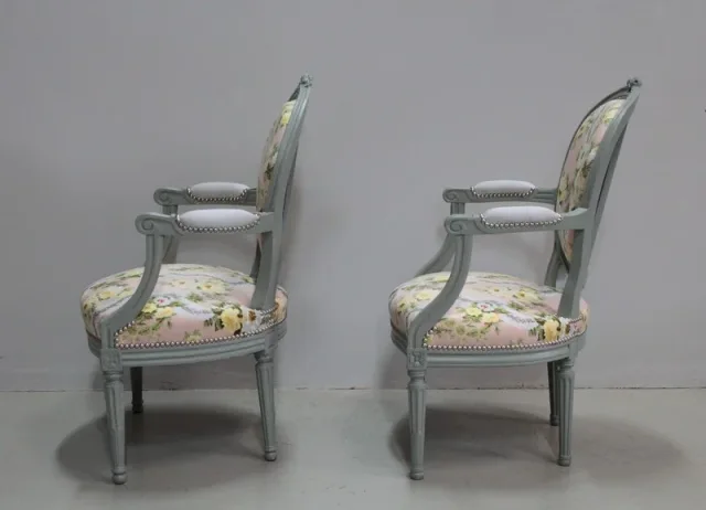 LOUIS XVI STYLE ARMCHAIRS