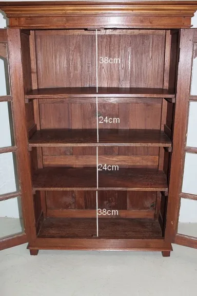 Vitrine en Teck - INDE - XXe