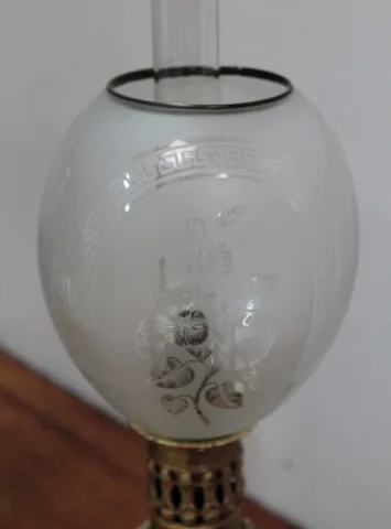 PAIR OF OIL LAMPS