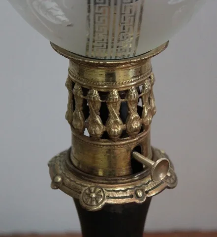PAIR OF OIL LAMPS