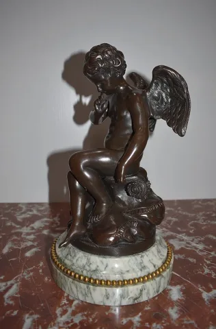Bronze d'après E.M. FALCONNET   XIXe