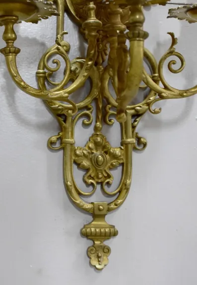 Paire d'appliques en bronze - XIXème