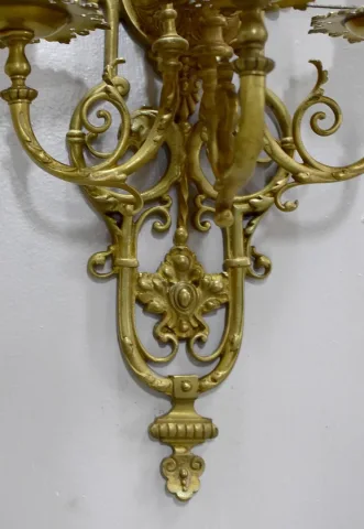 Paire d'appliques en bronze - XIXème