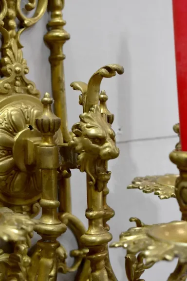 Paire d'appliques en bronze - XIXème