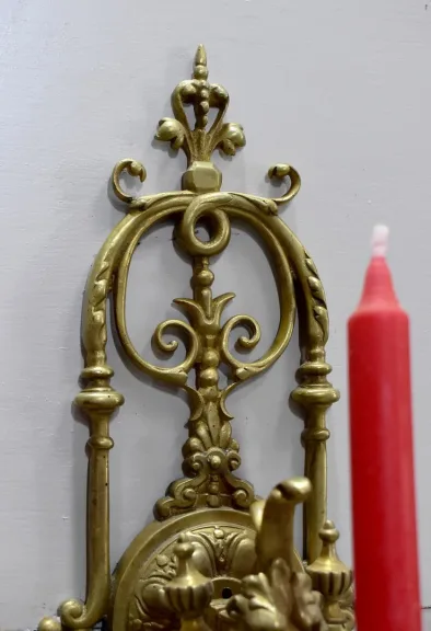 Paire d'appliques en bronze - XIXème