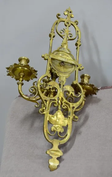 Paire d'appliques en bronze - XIXème