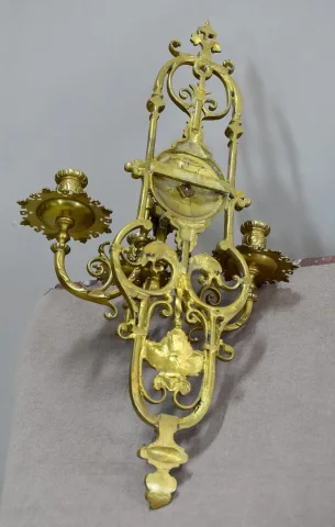 Paire d'appliques en bronze - XIXème