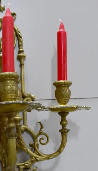 Paire d'appliques en bronze - XIXème