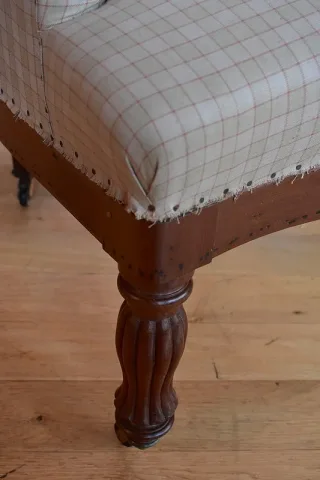 Bergère NAPOLEON III en Acajou XIXe