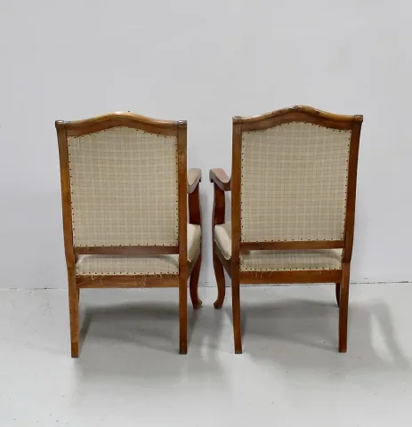 Paire de petits fauteuils Louis-Philippe – XIXème