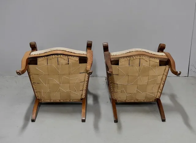 Paire de petits fauteuils Louis-Philippe – XIXème