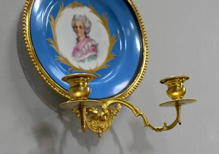 PAAR LOUIS XVI STIL WANDLEUCHTEN