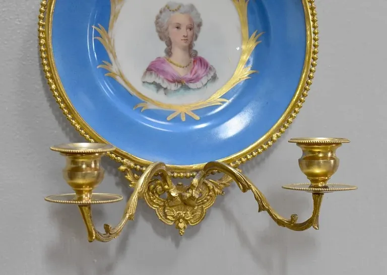 PAAR LOUIS XVI STIL WANDLEUCHTEN