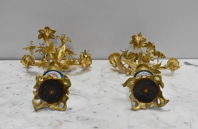 Paire de candélabres – XIXème