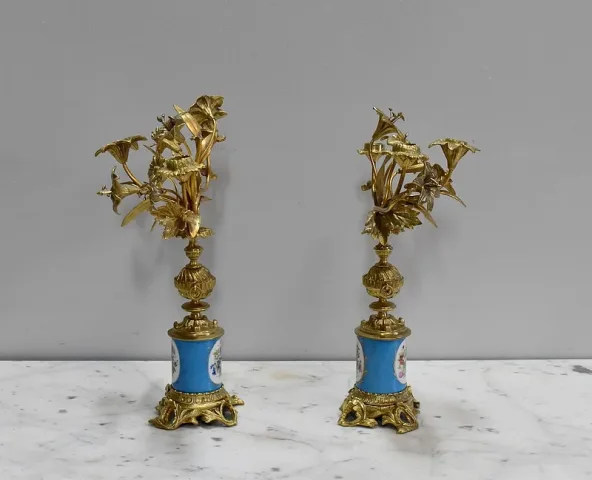 Paire de candélabres – XIXème