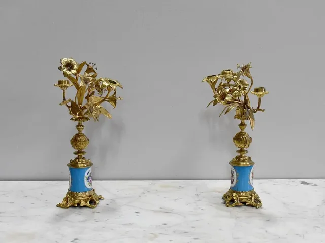 Paire de candélabres – XIXème