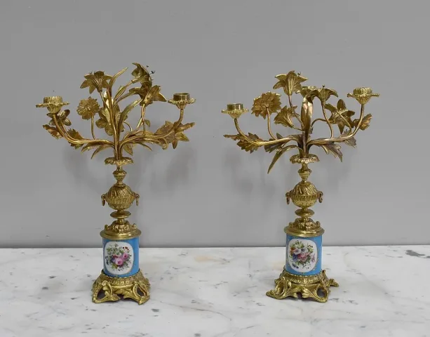 Paire de candélabres – XIXème