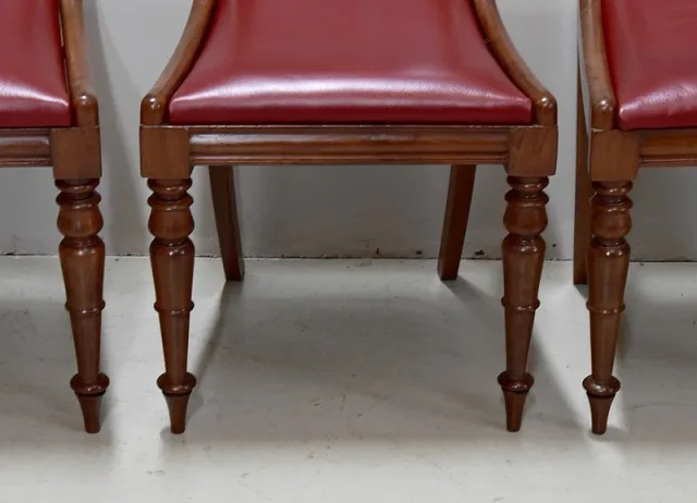 Suite de 6 chaises victoriennes – XIXème