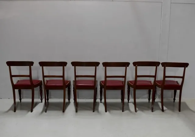 Suite de 6 chaises victoriennes – XIXème