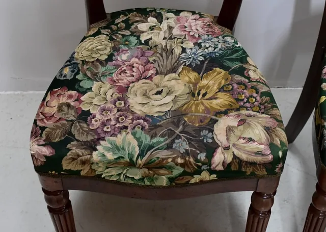 Suite de 4 petites chaises Louis-Philippe