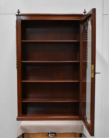 MAHOGANY  DISPLAY CABINET