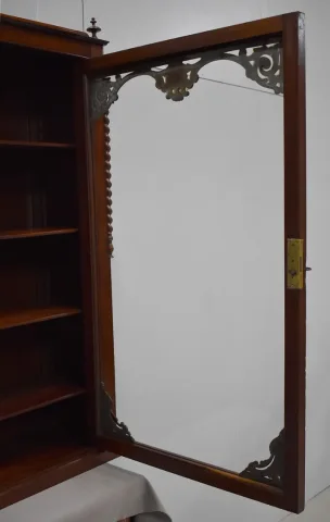 MAHOGANY  DISPLAY CABINET