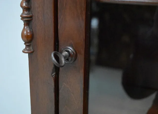 MAHOGANY  DISPLAY CABINET