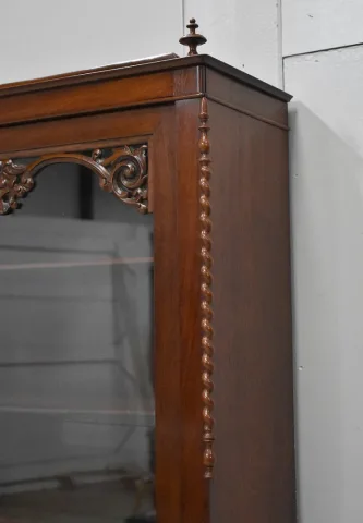 MAHOGANY  DISPLAY CABINET