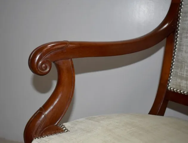 FRENCH RESTAURATION PERIOD ARMCHAIRS