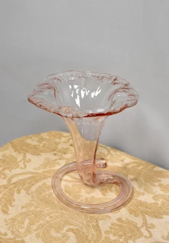 Art Nouveau vase in glass - XXth