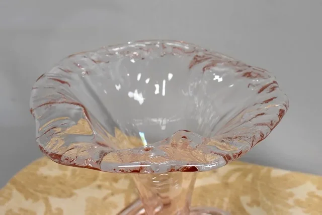 Art Nouveau vase in glass - XXth