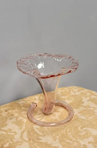 Art Nouveau vase in glass - XXth