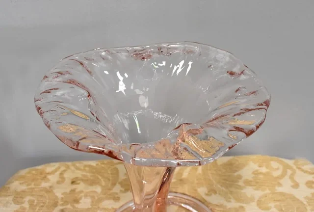 Art Nouveau vase in glass - XXth