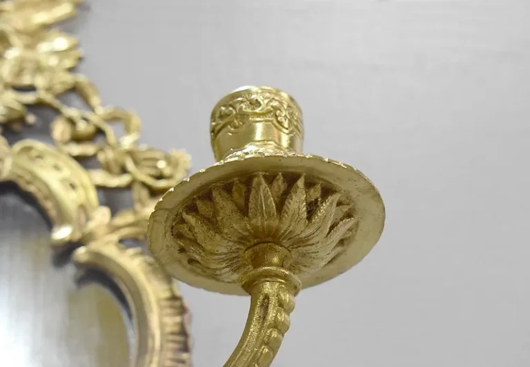 Paire d’appliques Louis XIV en Bronze – XIXème