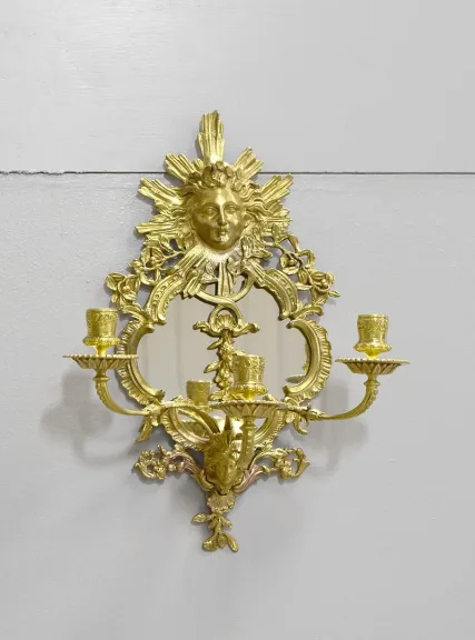 Paire d’appliques Louis XIV en Bronze – XIXème