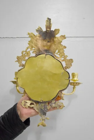 Paire d’appliques Louis XIV en Bronze – XIXème